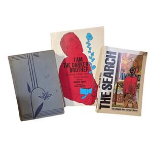 Lot 3 African American Negro Poets I am the Darker Brother The Search 1944